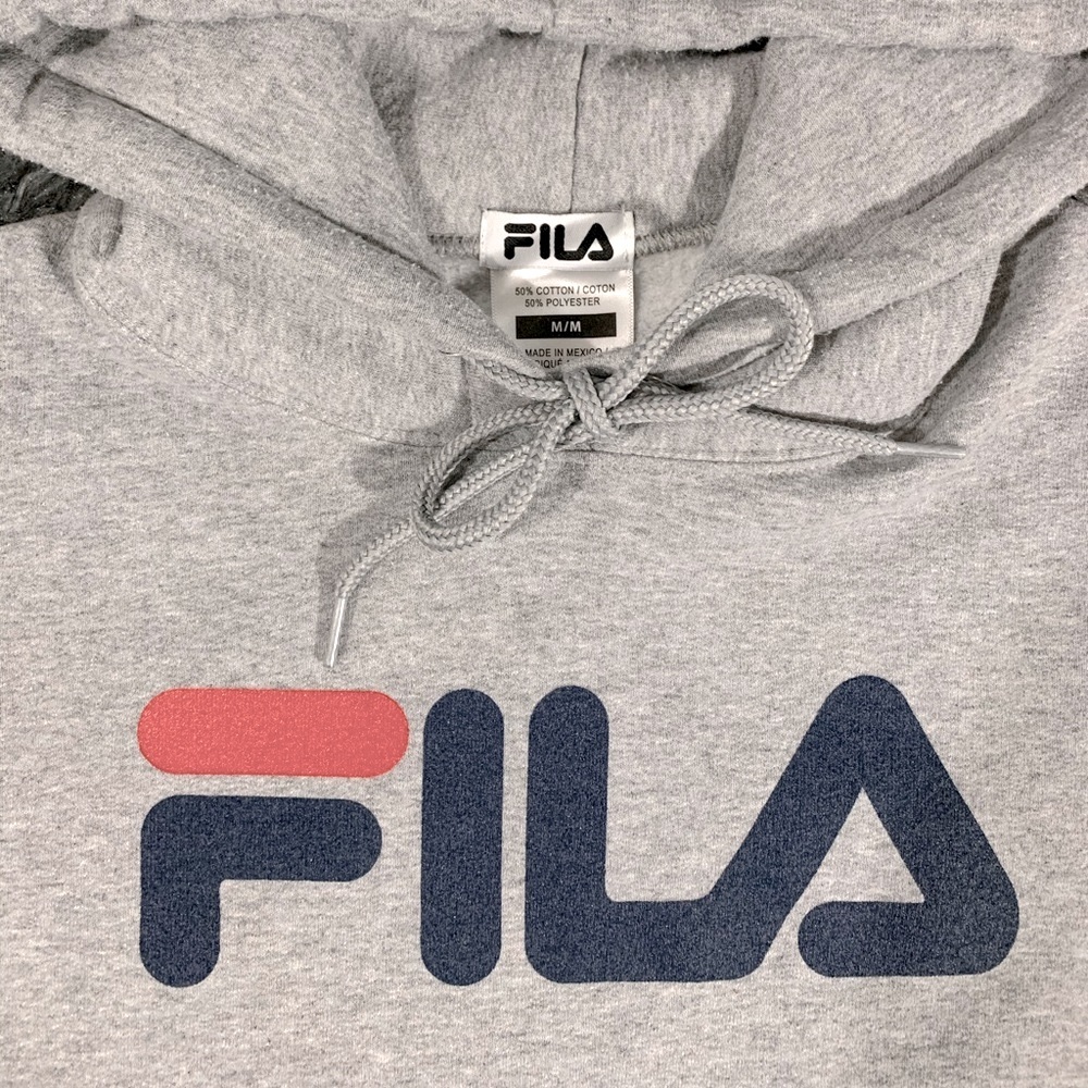 FILA light grey hoodie - Picture 3 of 4